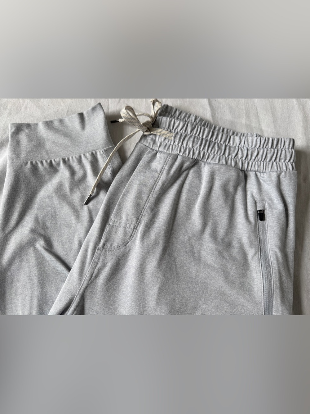 Vuori Ponto Performance Light Gray Sweatpants Joggers V438 XXL please read